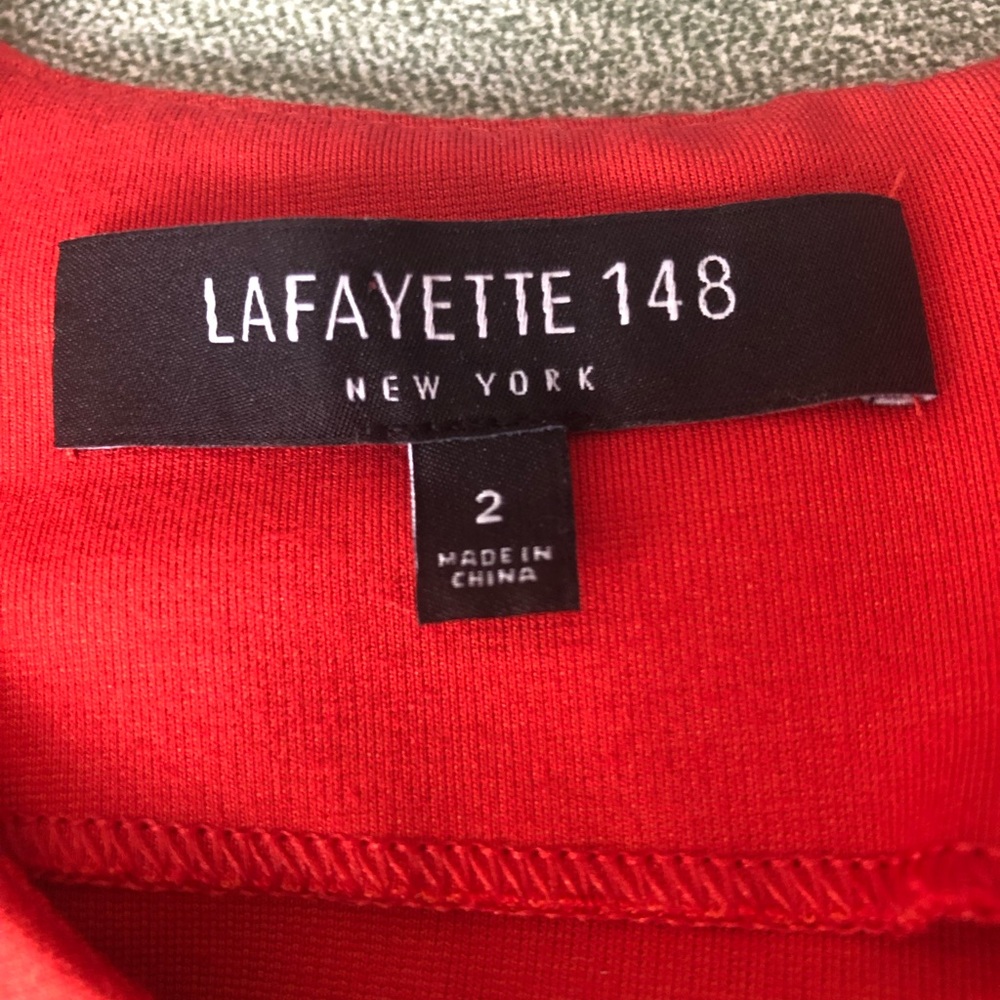 Lafayette 148 Red Dress